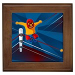 Cinco De Mayo Luchador Framed Tile