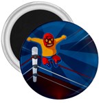 Cinco De Mayo Luchador 3  Magnet