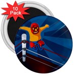 Cinco De Mayo Luchador 3  Magnet (10 pack)