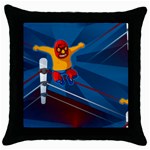 Cinco De Mayo Luchador Throw Pillow Case (Black)