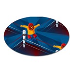 Cinco De Mayo Luchador Magnet (Oval)