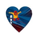 Cinco De Mayo Luchador Magnet (Heart)