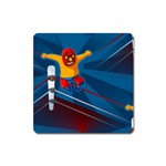 Cinco De Mayo Luchador Magnet (Square)