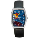 Cinco De Mayo Luchador Barrel Style Metal Watch