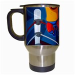 Cinco De Mayo Luchador Travel Mug (White)