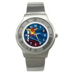 Cinco De Mayo Luchador Stainless Steel Watch