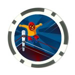 Cinco De Mayo Luchador Poker Chip Card Guard