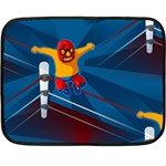 Cinco De Mayo Luchador Double Sided Fleece Blanket (Mini)