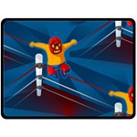 Cinco De Mayo Luchador Fleece Blanket (Large)