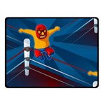 Cinco De Mayo Luchador Fleece Blanket (Small)