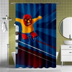 Cinco De Mayo Luchador Shower Curtain 48  x 72  (Small)