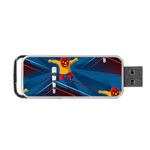 Cinco De Mayo Luchador Portable USB Flash (One Side)