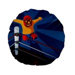 Cinco De Mayo Luchador Standard 15  Premium Round Cushion 