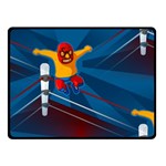 Cinco De Mayo Luchador Double Sided Fleece Blanket (Small)