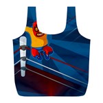 Cinco De Mayo Luchador Full Print Recycle Bag (L)