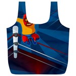 Cinco De Mayo Luchador Full Print Recycle Bag (XL)