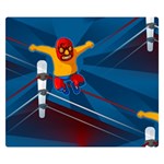 Cinco De Mayo Luchador Double Sided Flano Blanket (Small)