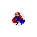 Redhead Super Mom 1  Mini Button