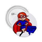 Redhead Super Mom 2.25  Button