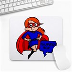 Redhead Super Mom Large Mousepad