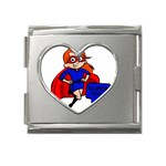 Redhead Super Mom Mega Link Heart Italian Charm (18mm)