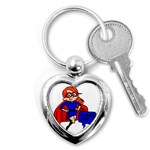 Redhead Super Mom Key Chain (Heart)