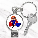 Redhead Super Mom Nail Clippers Key Chain