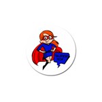 Redhead Super Mom Golf Ball Marker