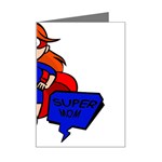 Redhead Super Mom Mini Greeting Card