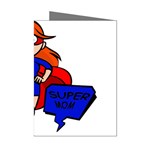 Redhead Super Mom Mini Greeting Cards (Pkg of 8)