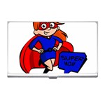 Redhead Super Mom Business Card Holder