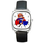 Redhead Super Mom Square Metal Watch