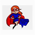 Redhead Super Mom Small Glasses Cloth