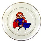 Redhead Super Mom Porcelain Plate