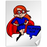 Redhead Super Mom Canvas 12  x 16 