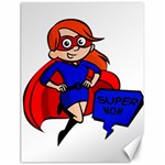 Redhead Super Mom Canvas 18  x 24 