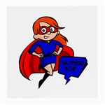 Redhead Super Mom Medium Glasses Cloth