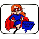 Redhead Super Mom Fleece Blanket (Mini)