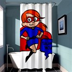 Redhead Super Mom Shower Curtain 36  x 72  (Stall)