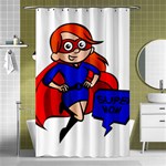 Redhead Super Mom Shower Curtain 48  x 72  (Small)