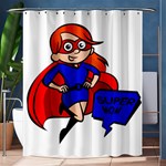 Redhead Super Mom Shower Curtain 60  x 72  (Medium)