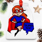 Redhead Super Mom Ornament (Bell)