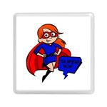 Redhead Super Mom Memory Card Reader (Square)