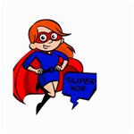 Redhead Super Mom Small Garden Flag (Two Sides)