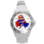 Redhead Super Mom Round Plastic Sport Watch (L)