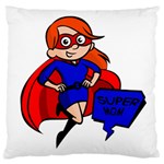 Redhead Super Mom Large Cushion Case (One Side)