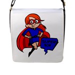 Redhead Super Mom Flap Closure Messenger Bag (L)