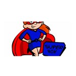 Redhead Super Mom Satin Wrap