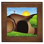 christ tomb Framed Tile