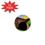 christ tomb 1  Mini Button (10 pack) 